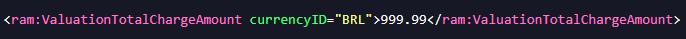 Imagem 13 - Exemplo de preenchimento de _Frete por valor_ Cargo-XML.png